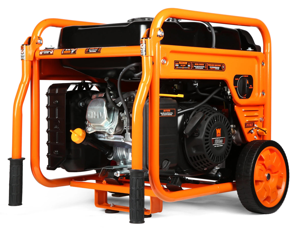 4500-Watt Dual Fuel Open Frame Inverter Generator with Electric Start B995268