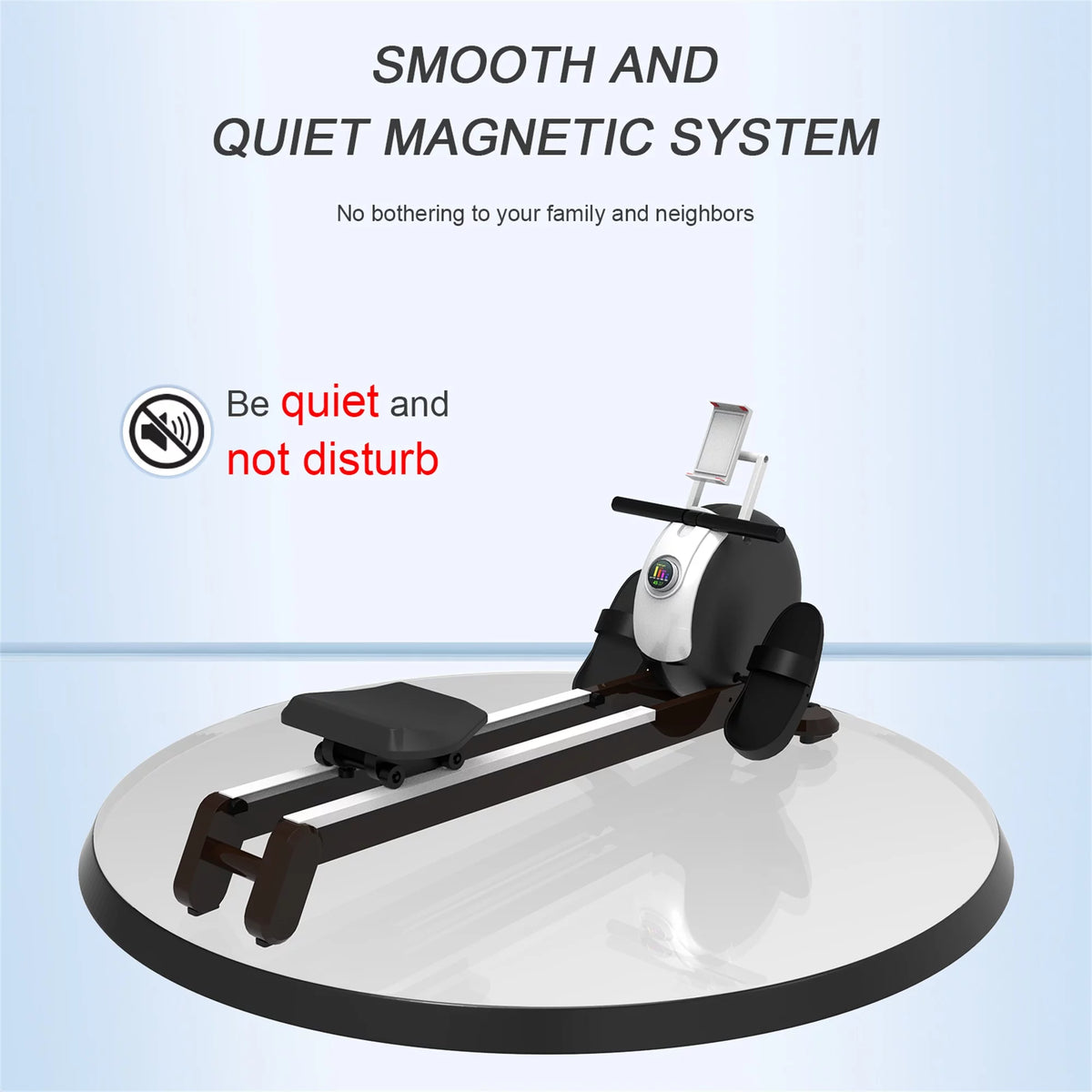 Magnetic Rowing Machine with 32 Levels Resistance, LCD Display T98843
