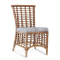 French Yellow/Brown and White Performance Stripe Side Chair (Set of 2) E739538