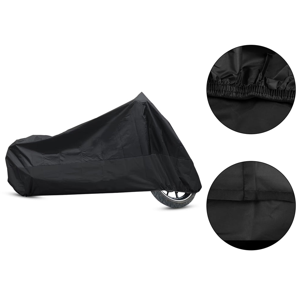 Motorcycle Cover Black Size XXXL 1PC U158464