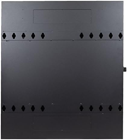 2U Vertical Wall Mount Enclosure Cabinet Black C9734