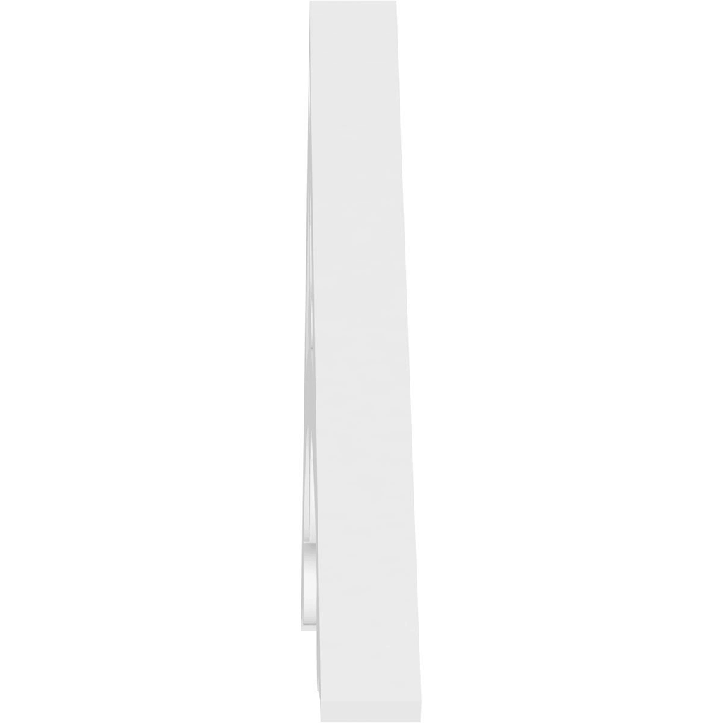 36 inchw x 18 inchh x 1 inchp PVC Gable Pediment T62462