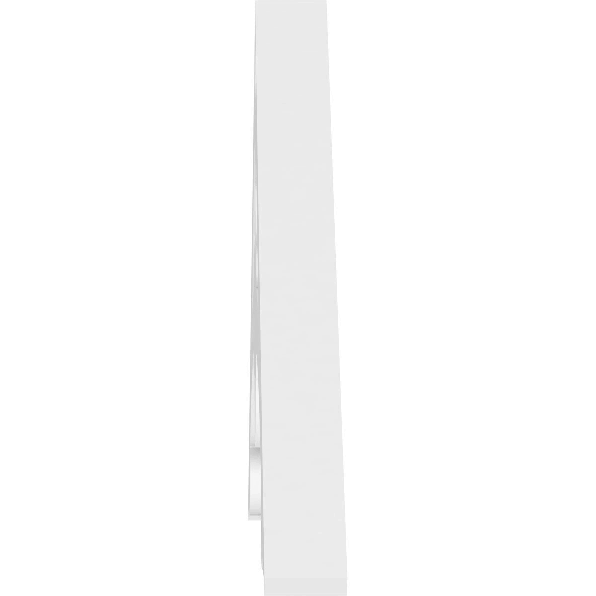 36 inchw x 18 inchh x 1 inchp PVC Gable Pediment T62462