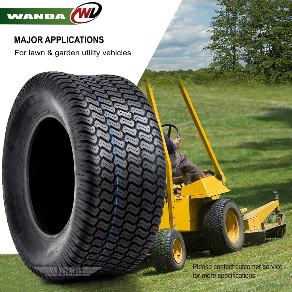 Set of 4 Lawn Mower Turf Tires 16x6.5-8 Front & 23x9.5-12 Rear P75266