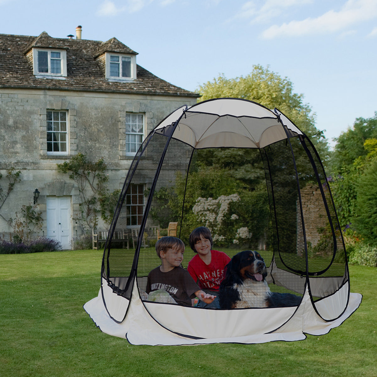 Pop Up Gazebo Tent With Screen Mesh Q36870