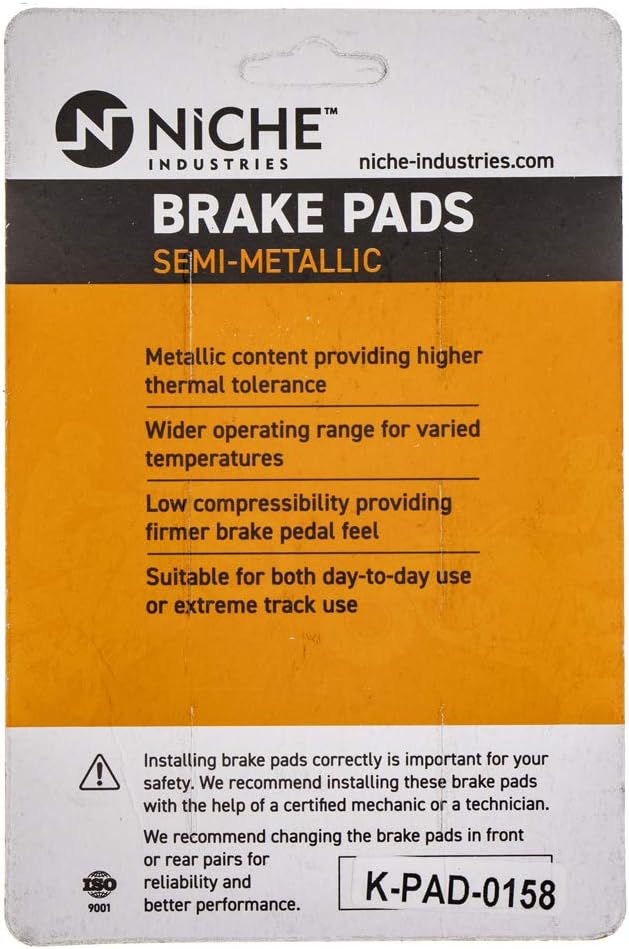 Semi-Metallic Brake Pad Set Pack of 2 U2591