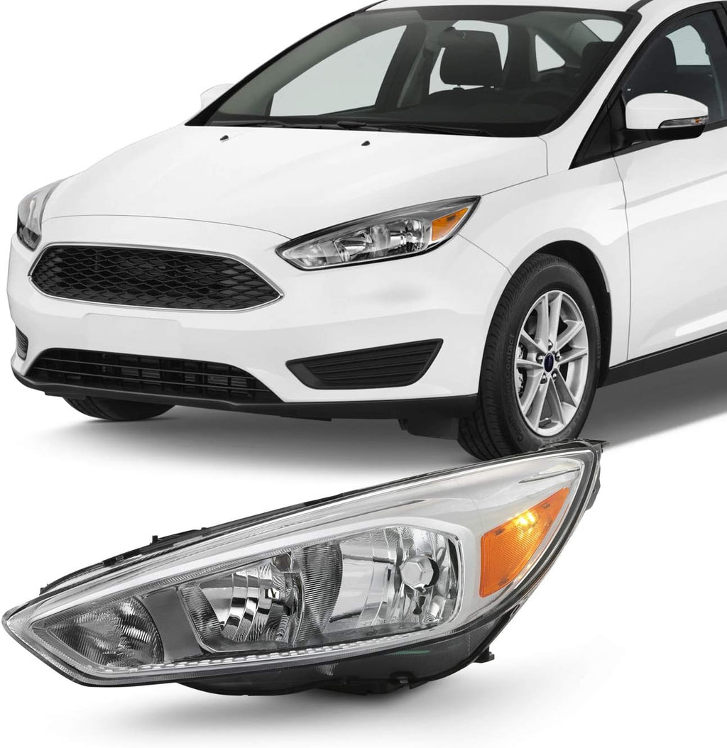Chrome Bezel Halogen Headlight Driver Left Side V496127