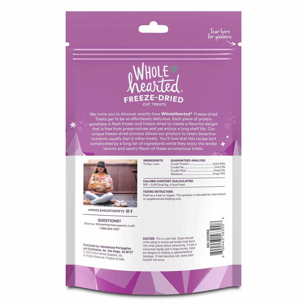 Turkey Liver Freeze-Dried Cat Treats E48394