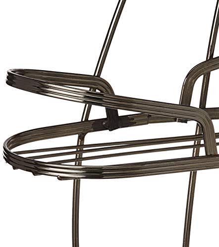 Onyx Swan Black Shelf Organizer Rack A4964