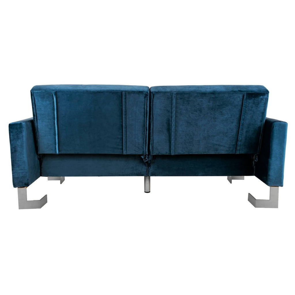 Navy Foldable Sofa Bed F761600