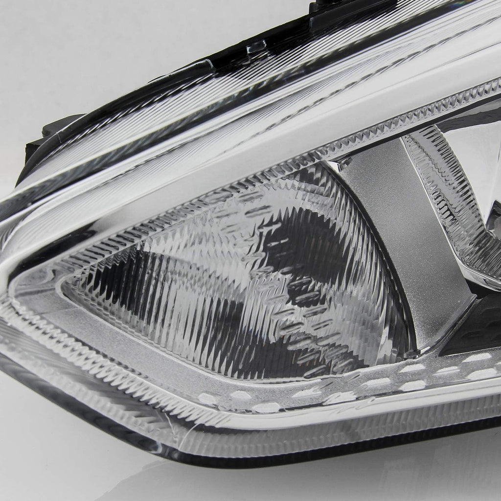 Chrome Bezel Halogen Headlight Driver Left Side V496127