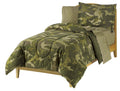 Geo Camo Bed in A Bag Comforter Set Twin Green P2538