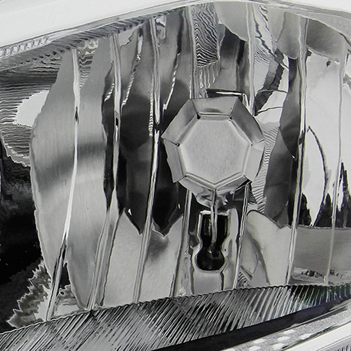 Chrome Bezel Halogen Headlight Driver Left Side V496127