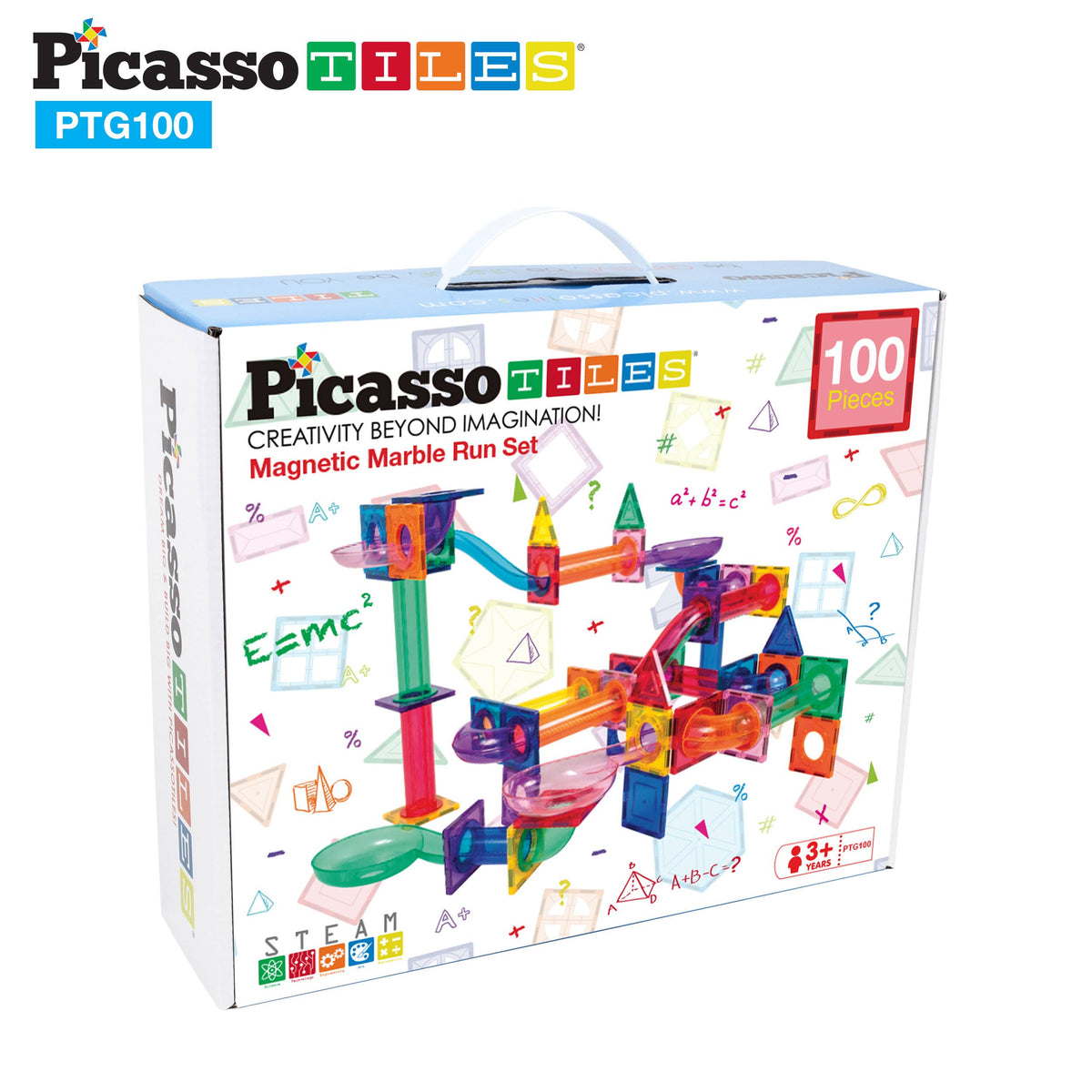 Magnetic Marble Run 100 Piece Building Set V8297