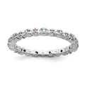 Aquamarine & Diamond Ring S59434