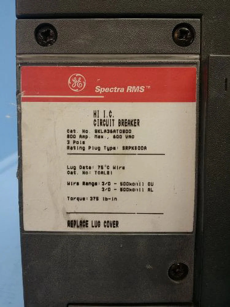 3 Pole 800 Amp 600v Circuit Breaker O64963