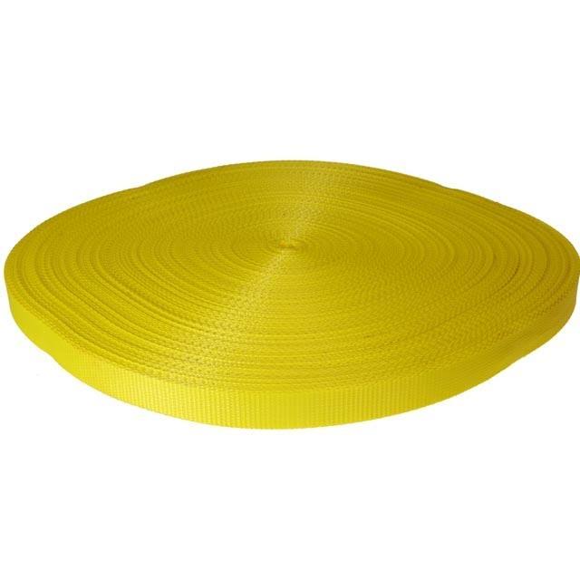 Yellow Polyester Cargo Webbing M577