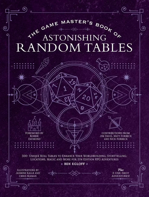 300+ Unique Roll Tables for 5th Edition RPG Adventures E852872
