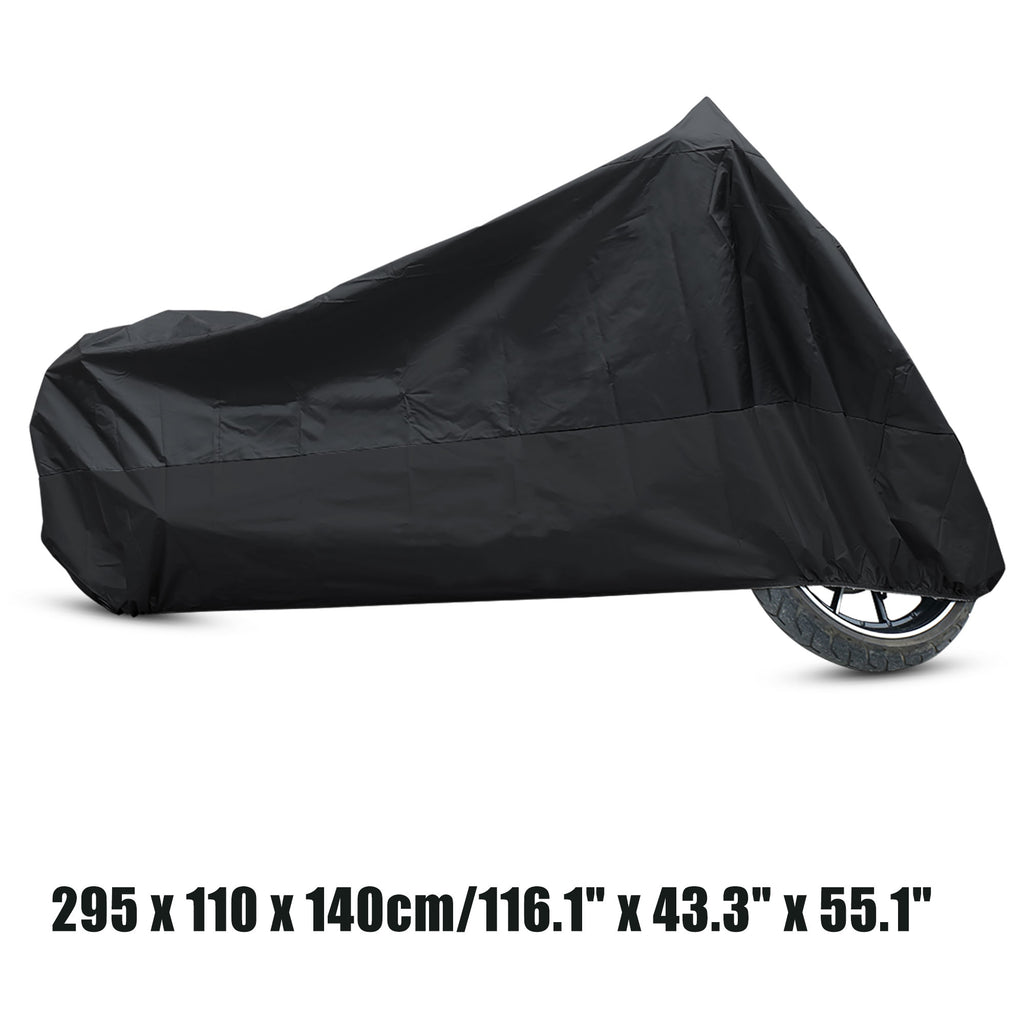 Motorcycle Cover Black Size XXXL 1PC U158464