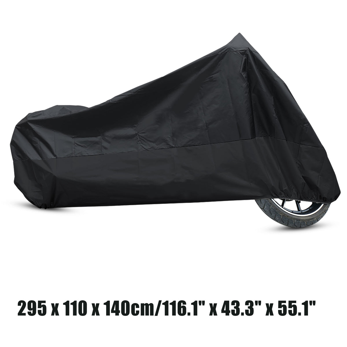 Motorcycle Cover Black Size XXXL 1PC U158464