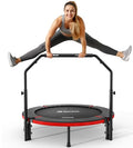 40"/48" Foldable Mini Trampoline with Adjustable Foam Handle B8805